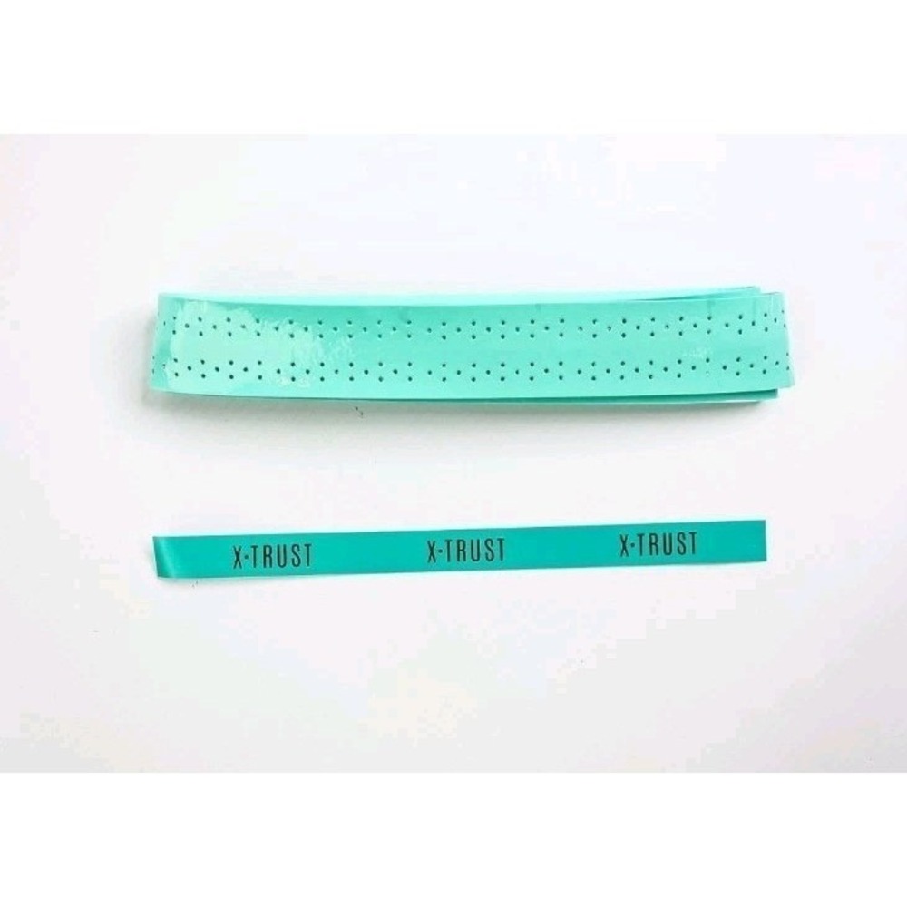 X-Trust Perforated Overgrip Racket Wrap Teal Blue Padel Tennis Pickleball NEW - Picture 2 of 5